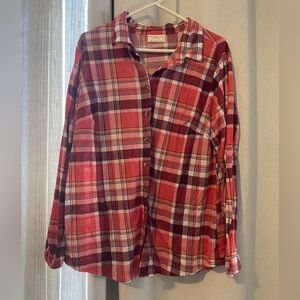 Bobbie Brooks Multicolor Plaid Shirt